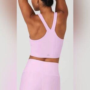 ALO Airbrush Real Bra Tank Pink, size S, like new!